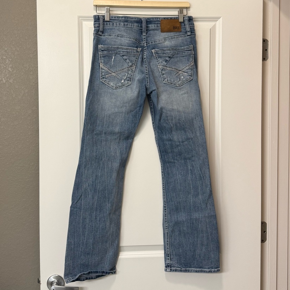 Distressed Blue Jeans - Picture 2 of 4